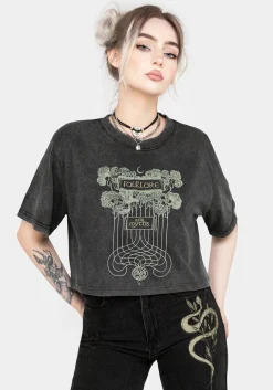 Folklore Boxy Crop T-shirt