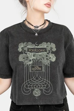 Folklore Boxy Crop T-shirt