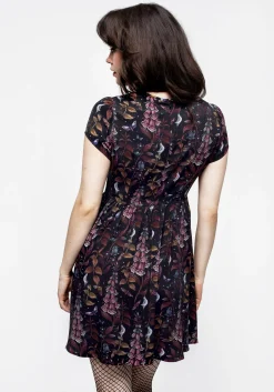Foxglove Mini Skater Dress