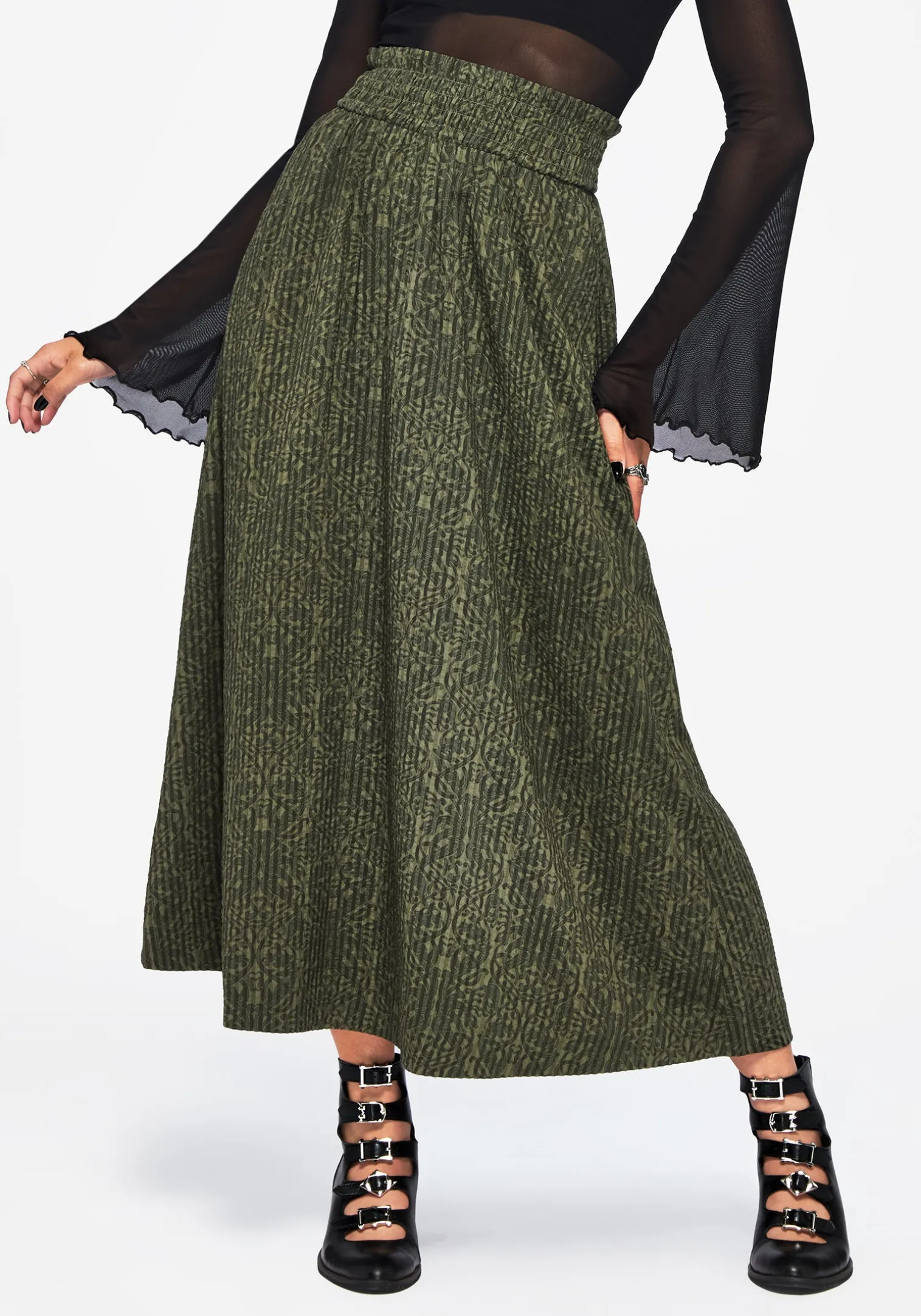 Francesca Printed Midaxi Skirt