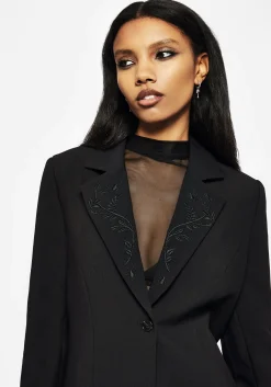 Funnelweb Embroidered Relaxed Blazer