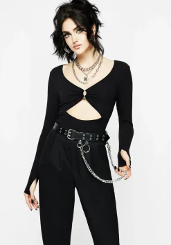 Fury Double Eyelet Chain Belt