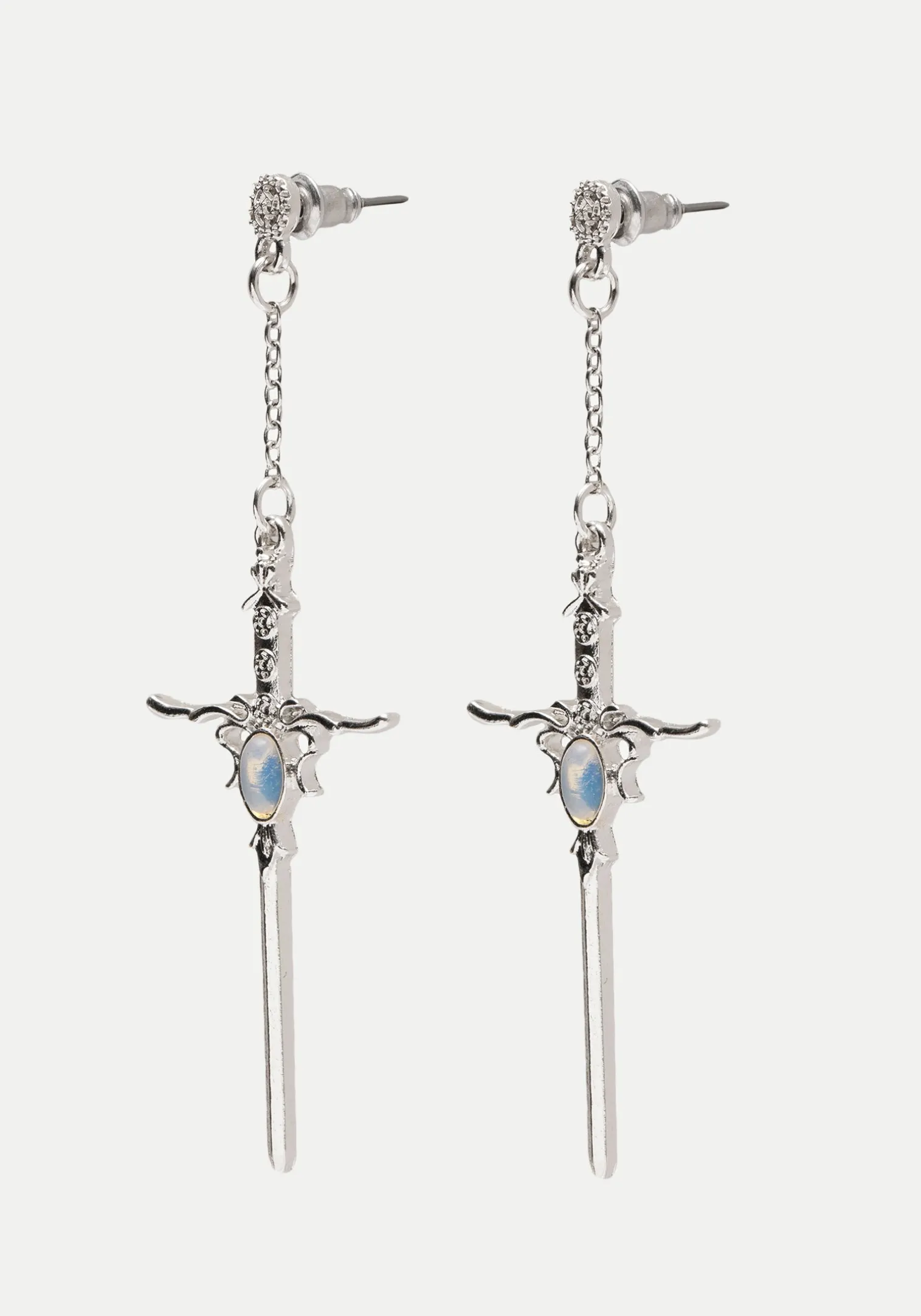 Galatine Opal Sword Earrings