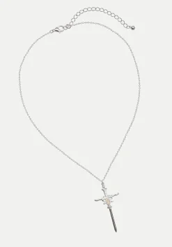 Galatine Opal Sword Necklace