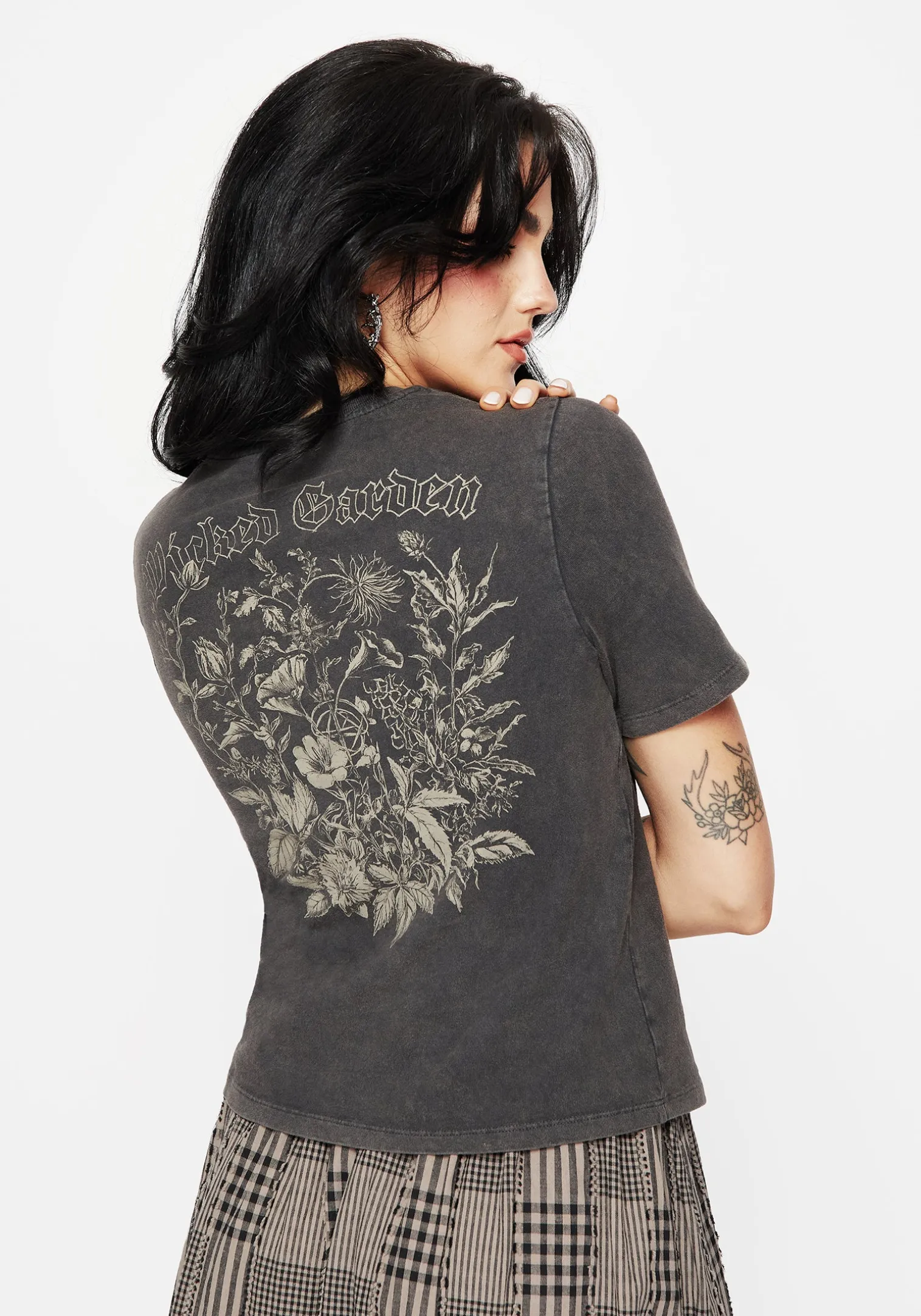 Galerina Graphic Print Cotton T-Shirt