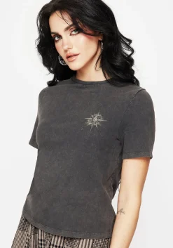 Galerina Graphic Print Cotton T-Shirt
