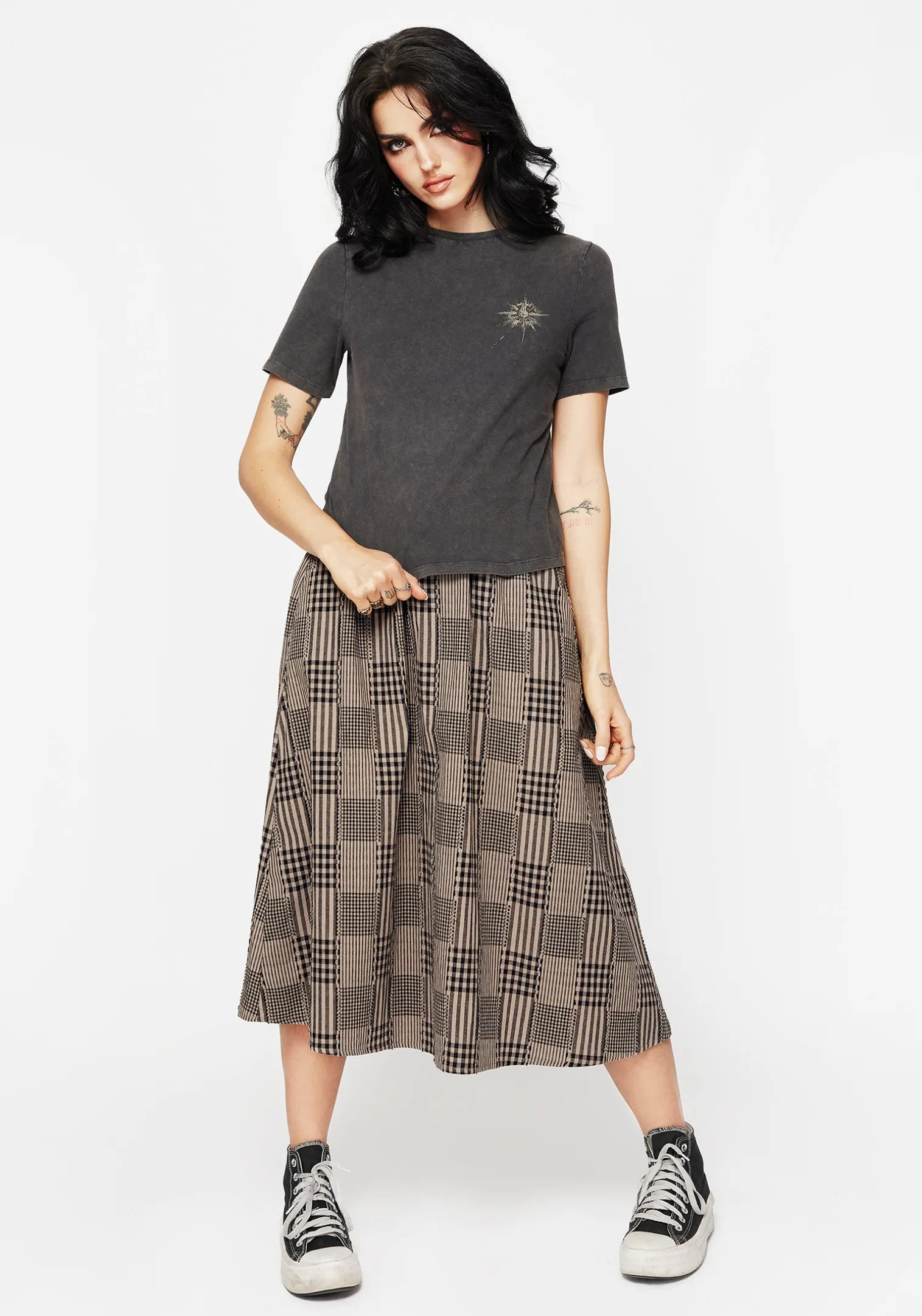 Galerina Graphic Print Cotton T-Shirt