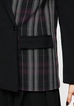 Gambit Spliced Check Blazer