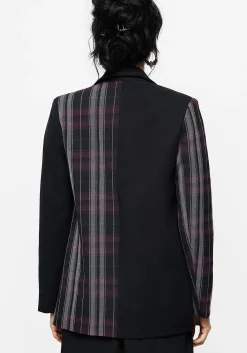Gambit Spliced Check Blazer