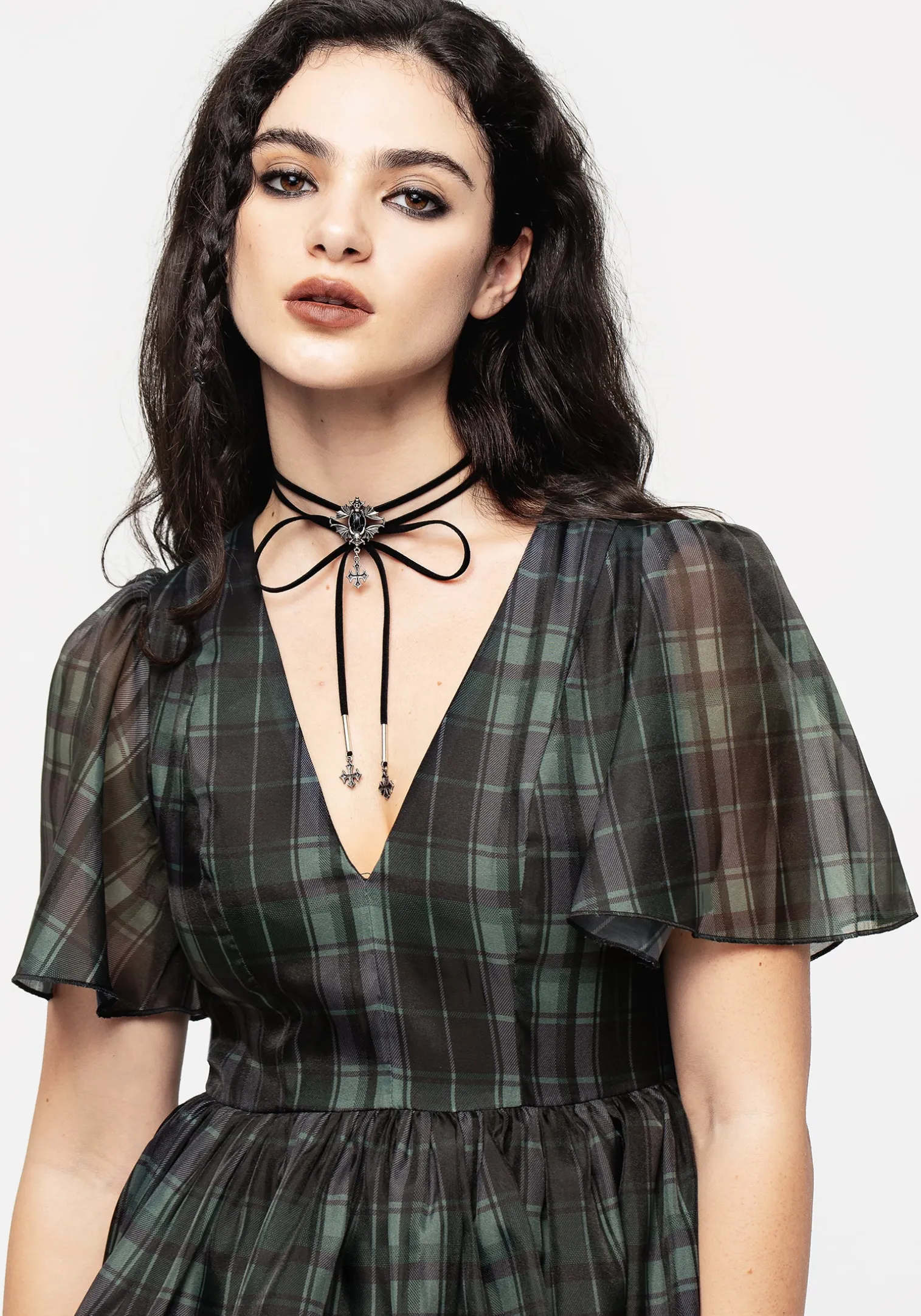 Gargoyle Gothic Cord Choker Necklace