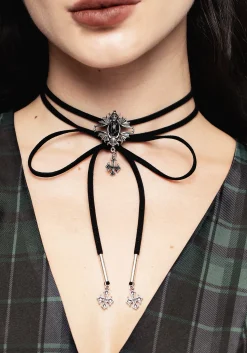 Gargoyle Gothic Cord Choker Necklace