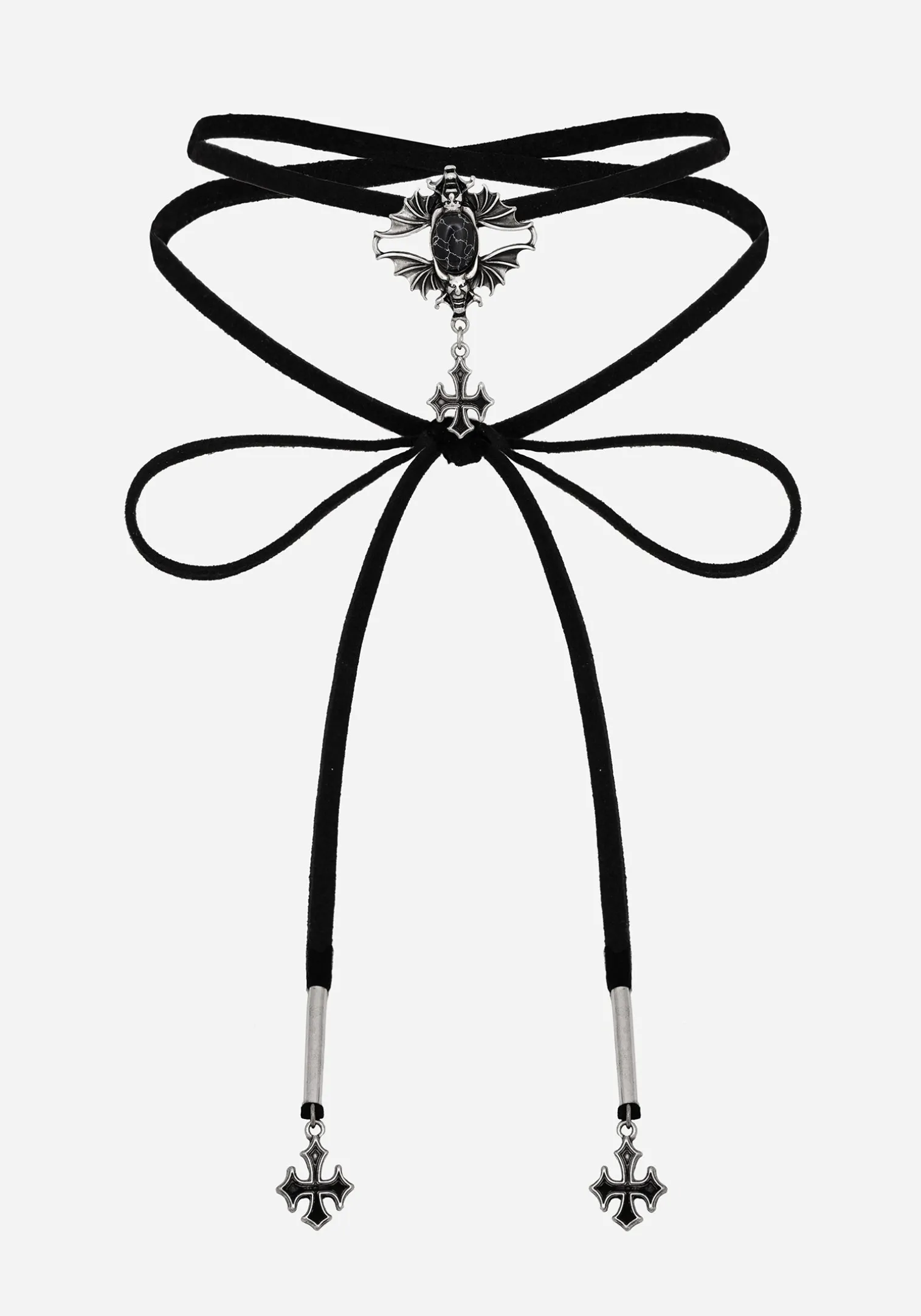 Gargoyle Gothic Cord Choker Necklace