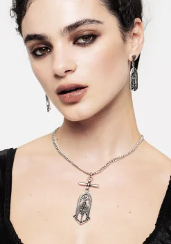 Gargoyle Gothic Pendant Necklace