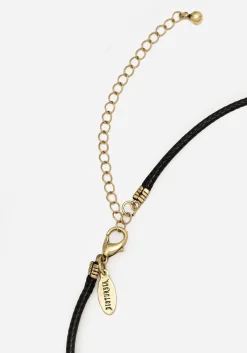 Genesta Skull Key Cord Necklace