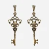 Genesta Skull Key Earrings