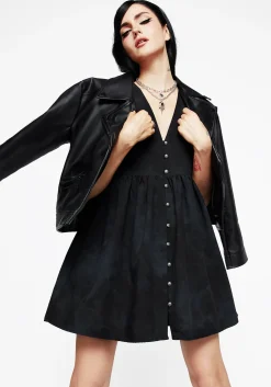 Gladys Button Up Mini Dress