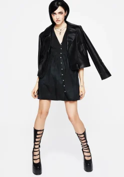 Gladys Button Up Mini Dress