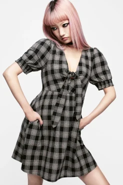 Glenda Check Mini Dress