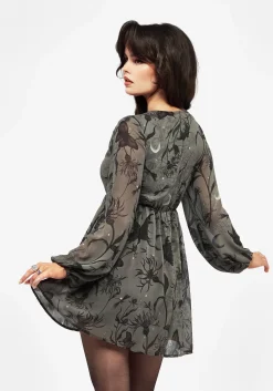 Gloriana Floral Print Chiffon Mini Dress