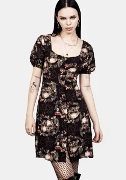 Goliath Puff Sleeve Mini Dress