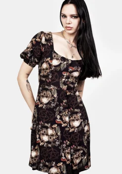 Goliath Puff Sleeve Mini Dress