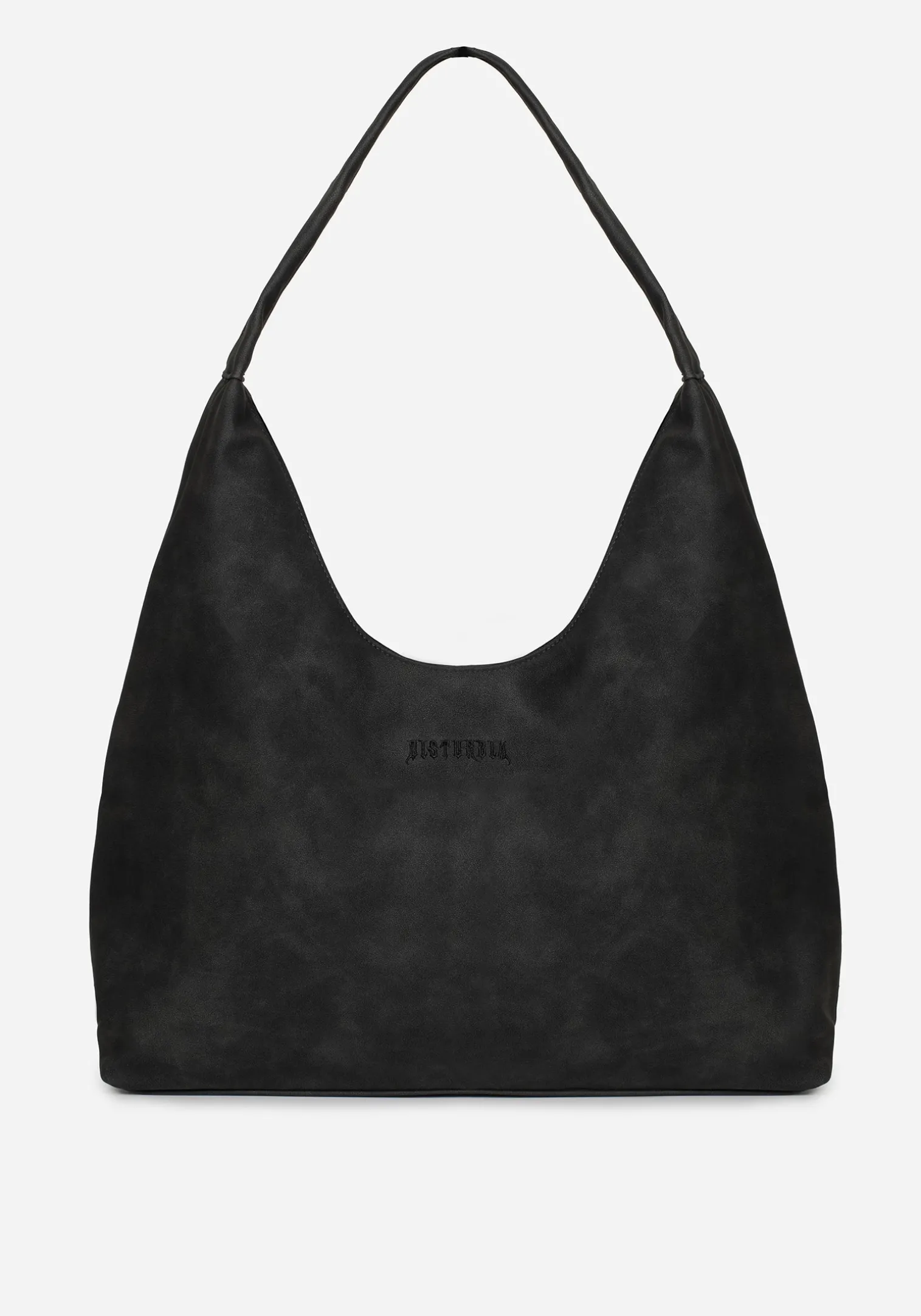 Gorgon Snake Embroidered Faux Suede Tote Bag