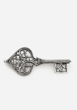 Gothic Cathedral Key Brooch