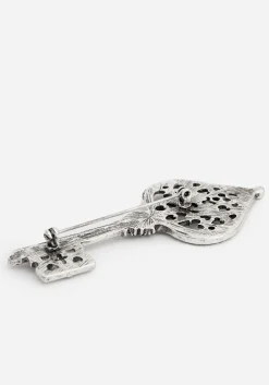 Gothic Cathedral Key Brooch