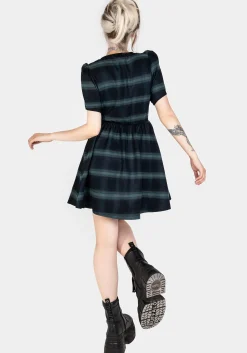 Greenlee Check Mini Dress