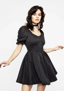 Gwendoline Embroidered Mini Dress