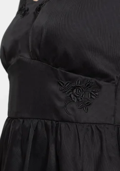Gwendoline Embroidered Mini Dress