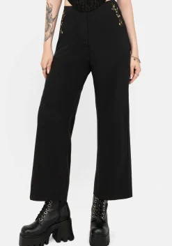 Harmony Embroidered Cropped Trouser