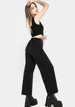 Harmony Embroidered Cropped Trouser