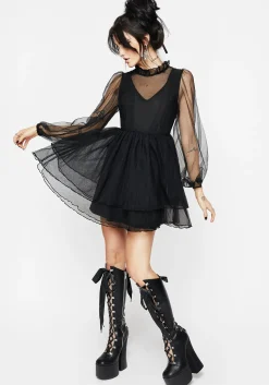 Headhunter Frill Neck Mini Dress
