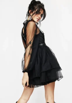 Headhunter Frill Neck Mini Dress