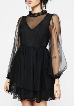 Headhunter Frill Neck Mini Dress