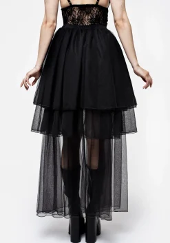 Headhunter Layered Tulle Maxi Skirt