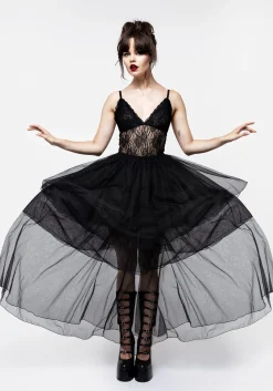 Headhunter Layered Tulle Maxi Skirt