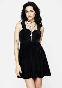 Heartless Zip Front Mini Dress