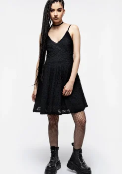 Heartsick Textured Jersey Mini Dress