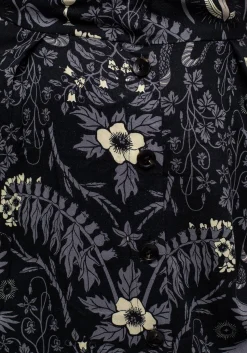 Hecate's Garden Button Up Apron Dress