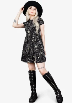 Hecate's Garden Skater Mini Dress