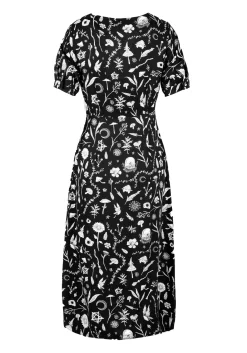 Hedgewitch V-neck Midi Dress