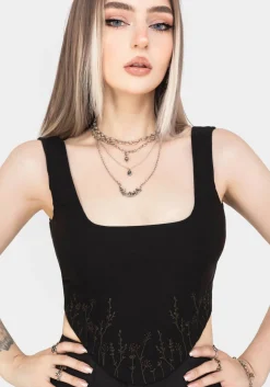 Helena Embroidered Corset Top