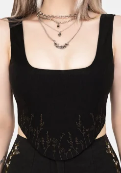 Helena Embroidered Corset Top