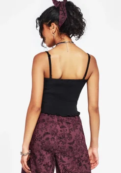 Helia Cotton Shirred Cami Top