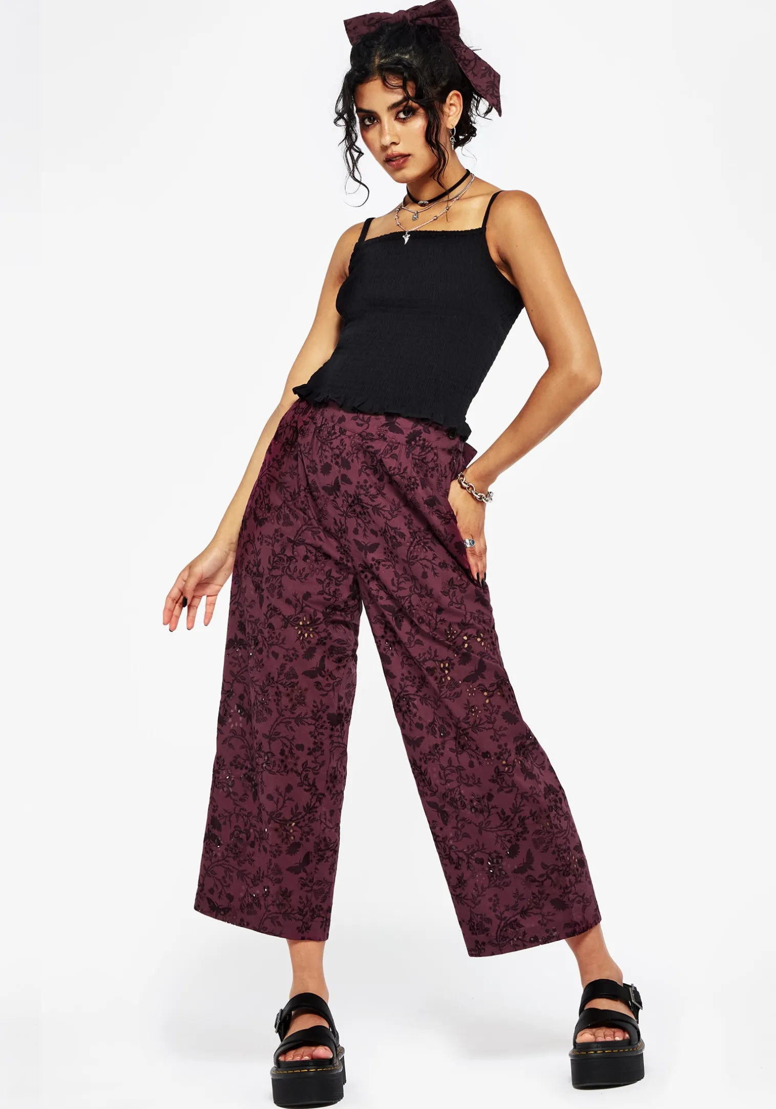 Helia Cotton Shirred Cami Top