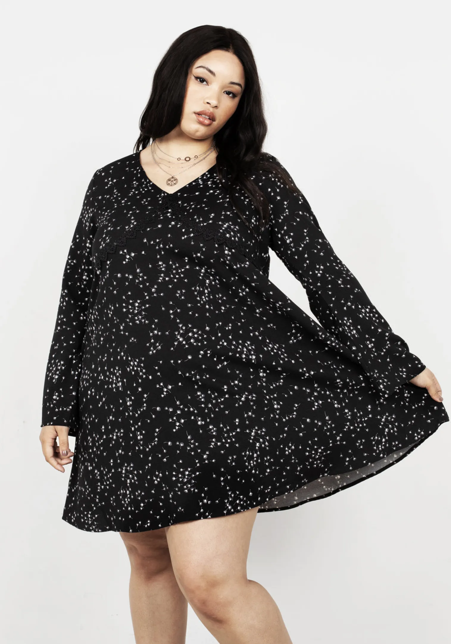 Hemlock Bell Sleeve Mini Dress