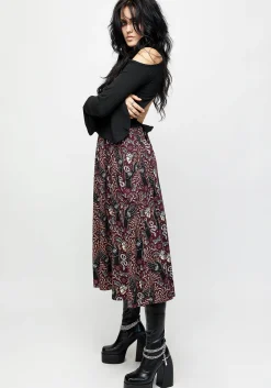 Hemlock Tie Detail Midi Skirt