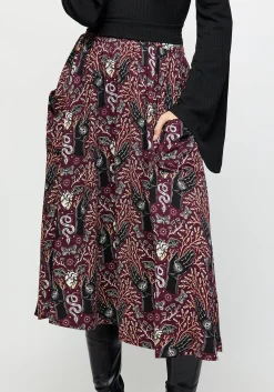 Hemlock Tie Detail Midi Skirt